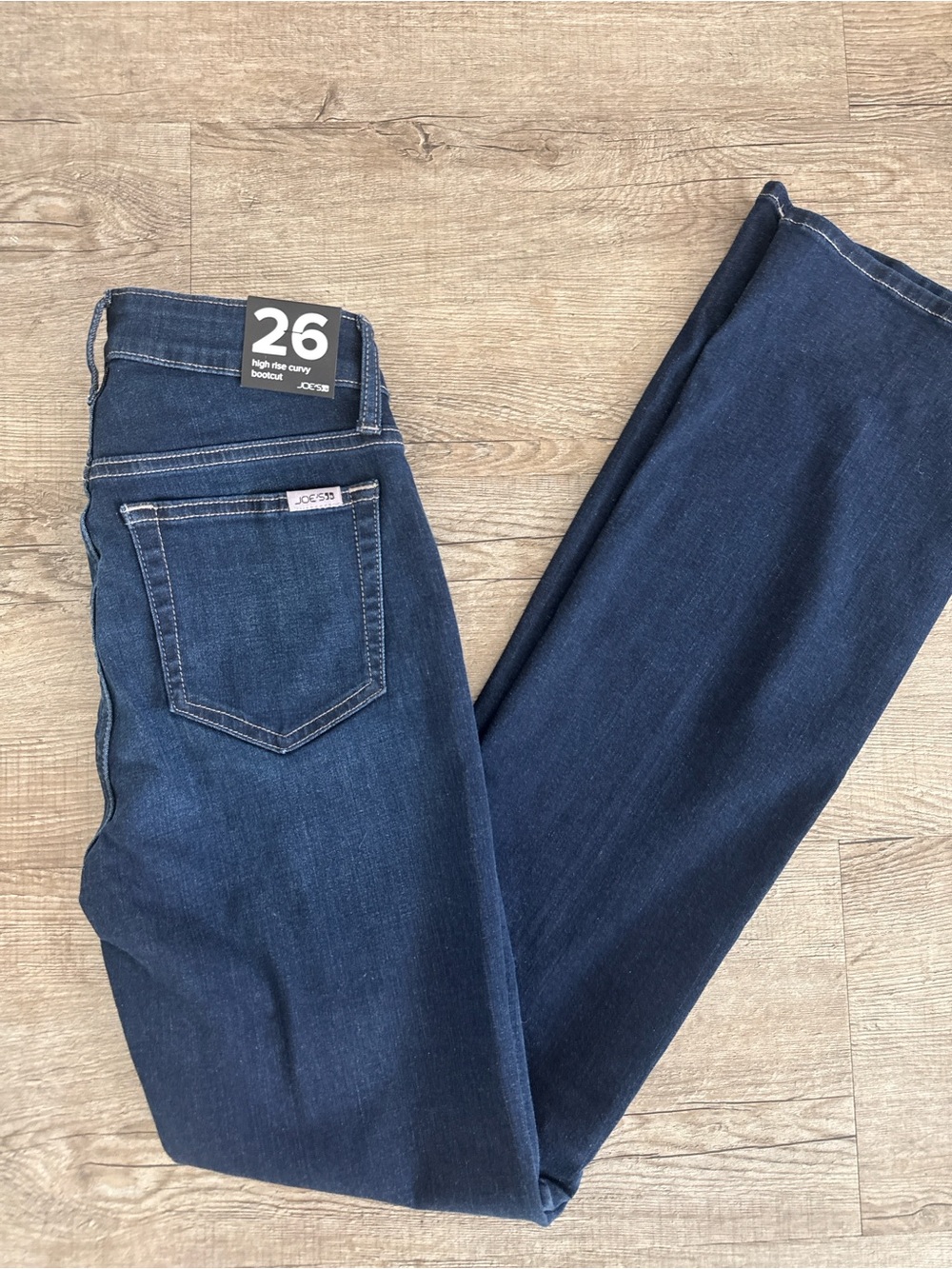 Joe's Jeans High-Rise Curvy Bootcut Jeans - Dark Blue